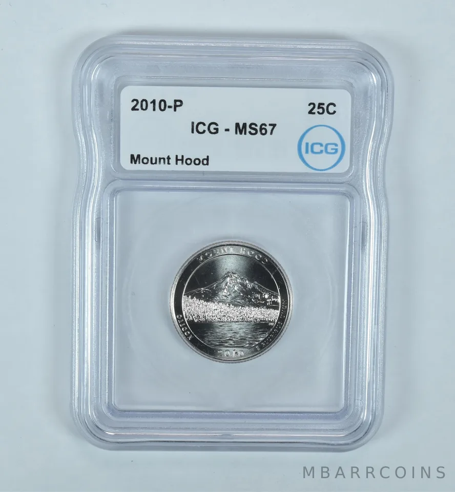 2010-P Washington Quarter ATB Mount Hood MS67 ICG