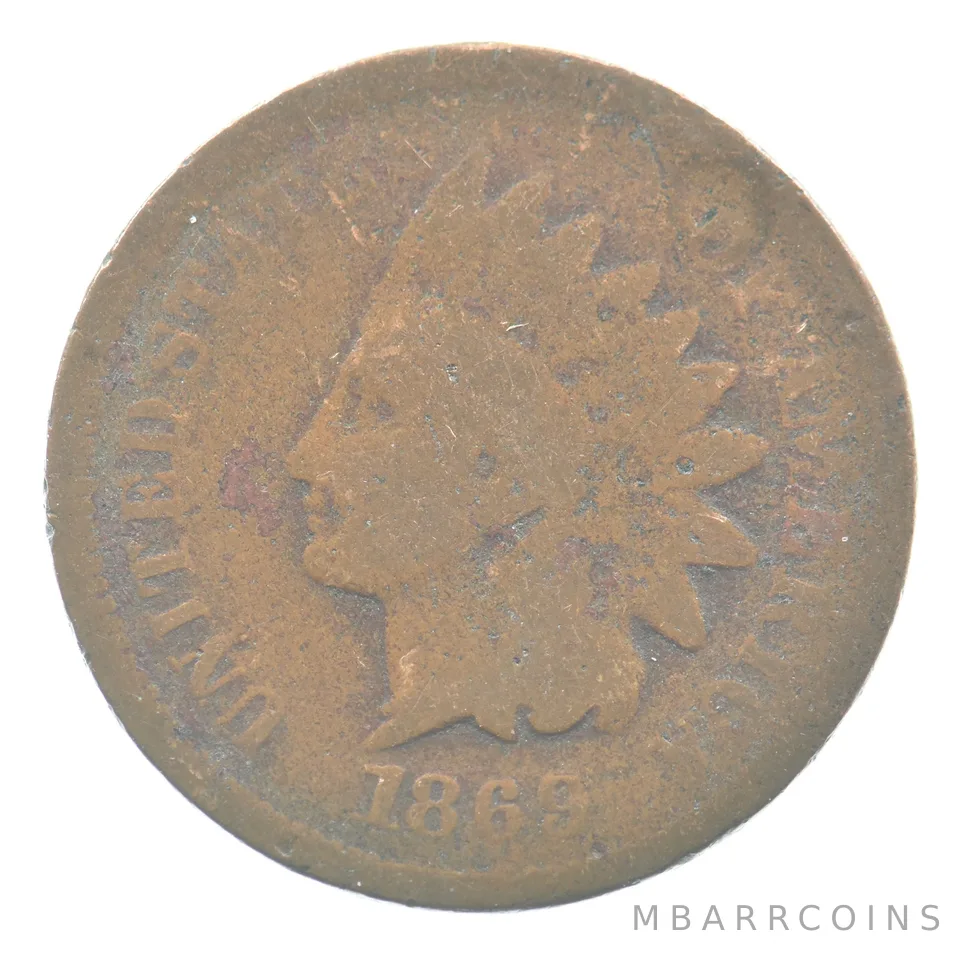 1869 Indian Head Cent *0267