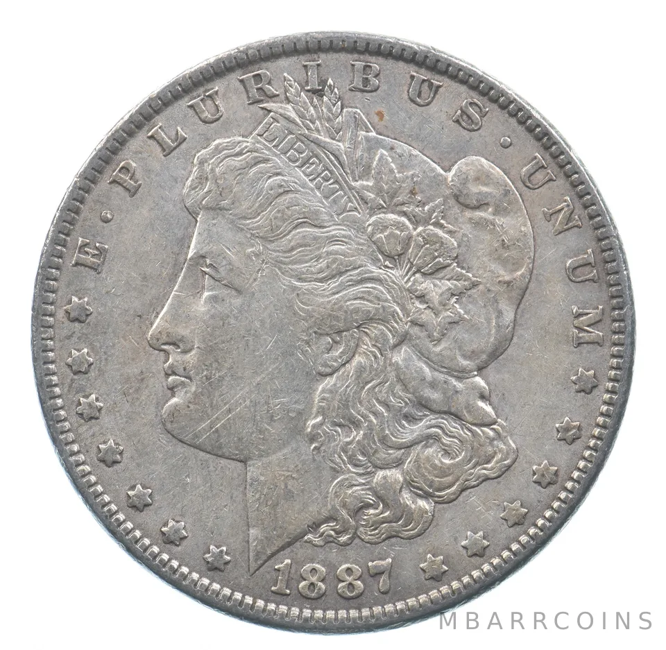 Better 1887 Morgan Silver Dollar - 90% US Coin - Nice Coin *402