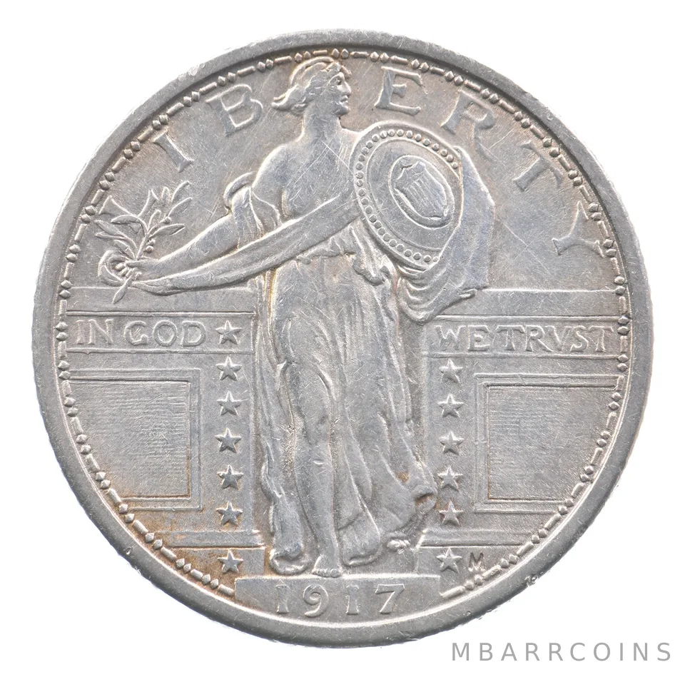 1917 Standing Liberty Quarter Type 1 a9080
