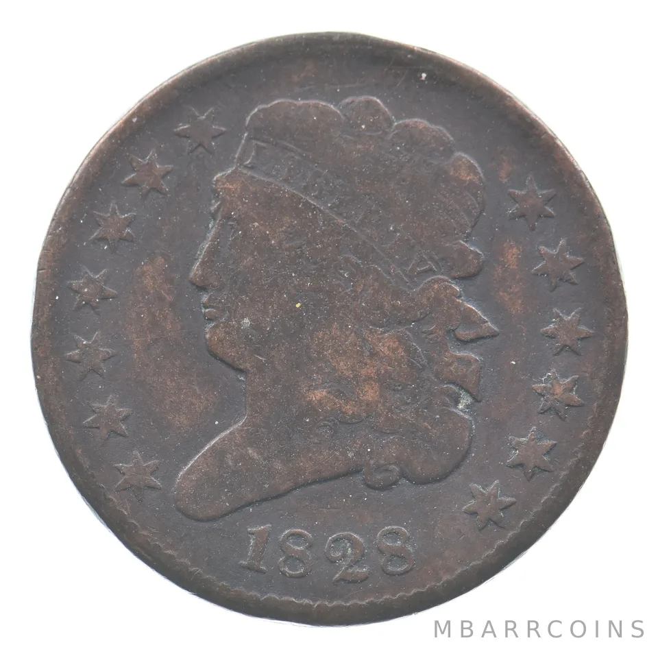 1828 Classic Head Half Cent *2774