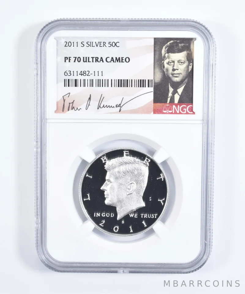 2011-S Kennedy Half Dollar Silver PF70 UCam - NGC Special Label