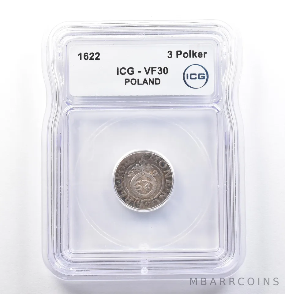 1622 Poland 3 Polker VF30 ICG a9863