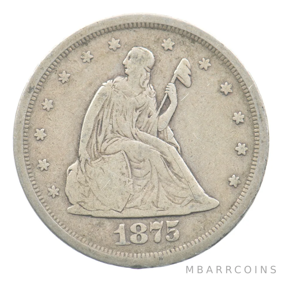 1875-S Seated Liberty Twenty Cents *3588