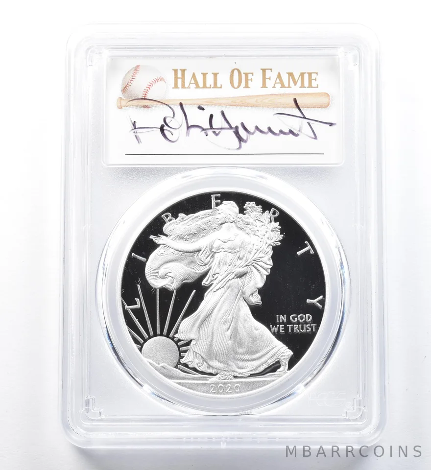 2020-W American Silver Eagle Yount Congratulations FDOI PR70 DCAM PCGS a1290
