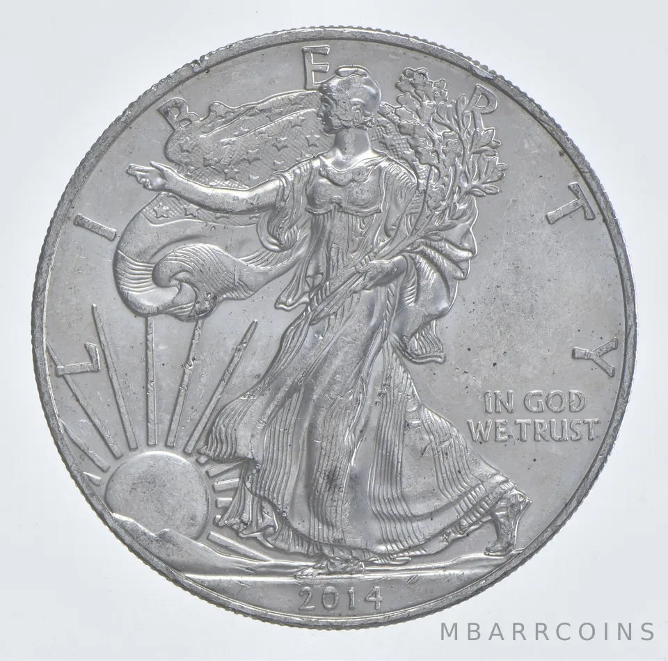 Better Date 2014 American Silver Eagle 1 Troy Oz .999 Fine Silver *479