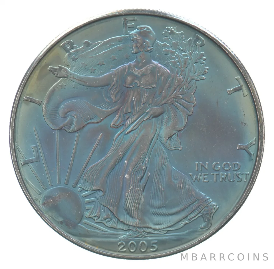 2005 American Silver Eagle Beautiful Tone *7200