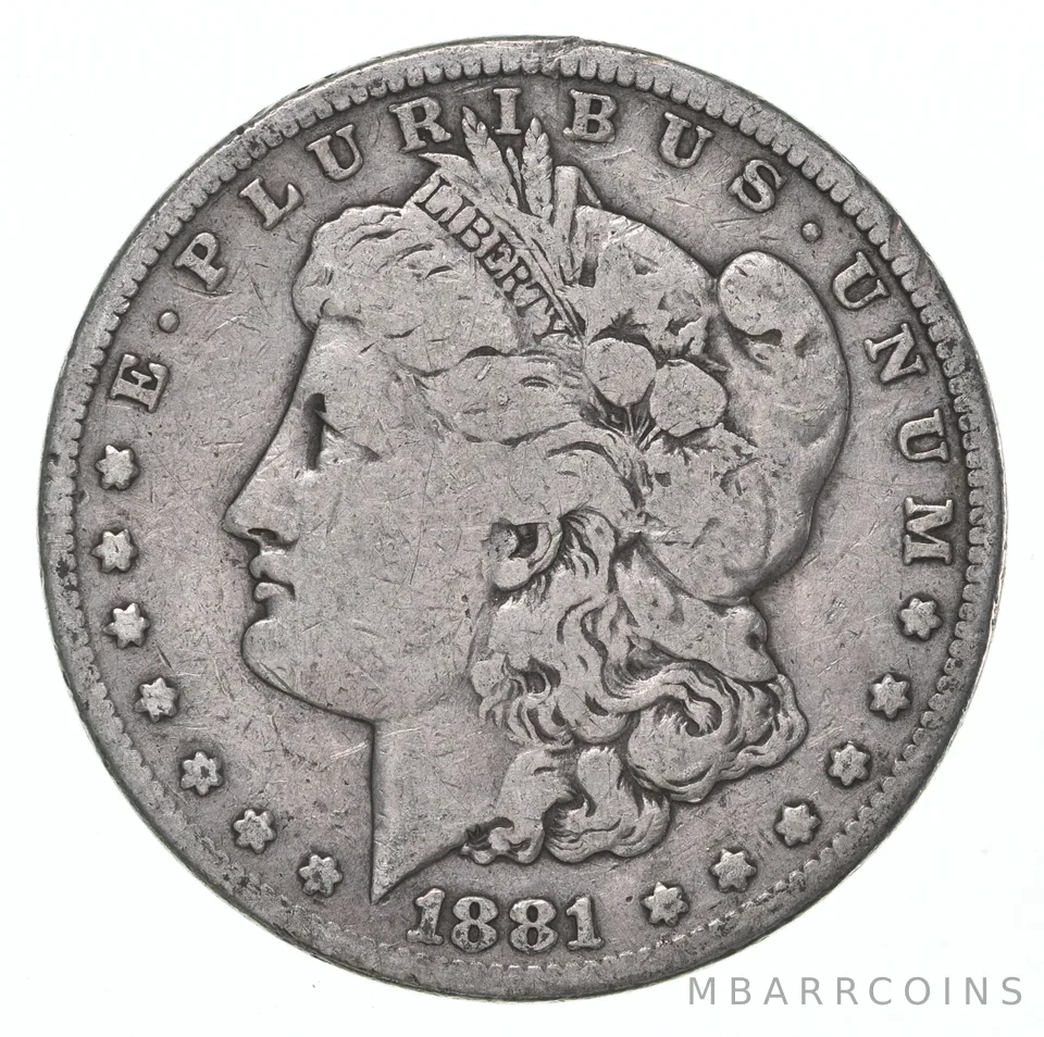 VG/F 1881-S Morgan Silver Dollar (1 coin)