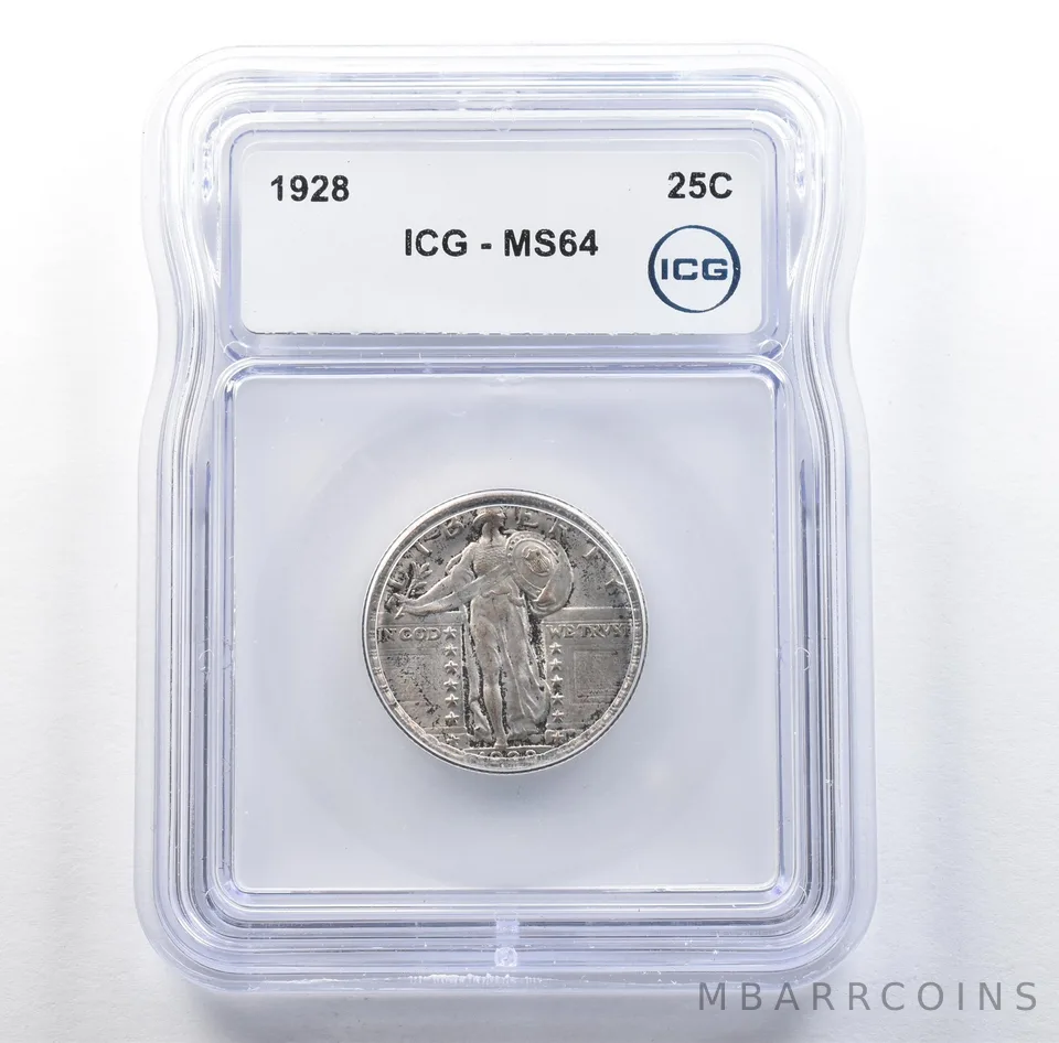 1928 Standing Liberty Quarter MS64 ICG *3085