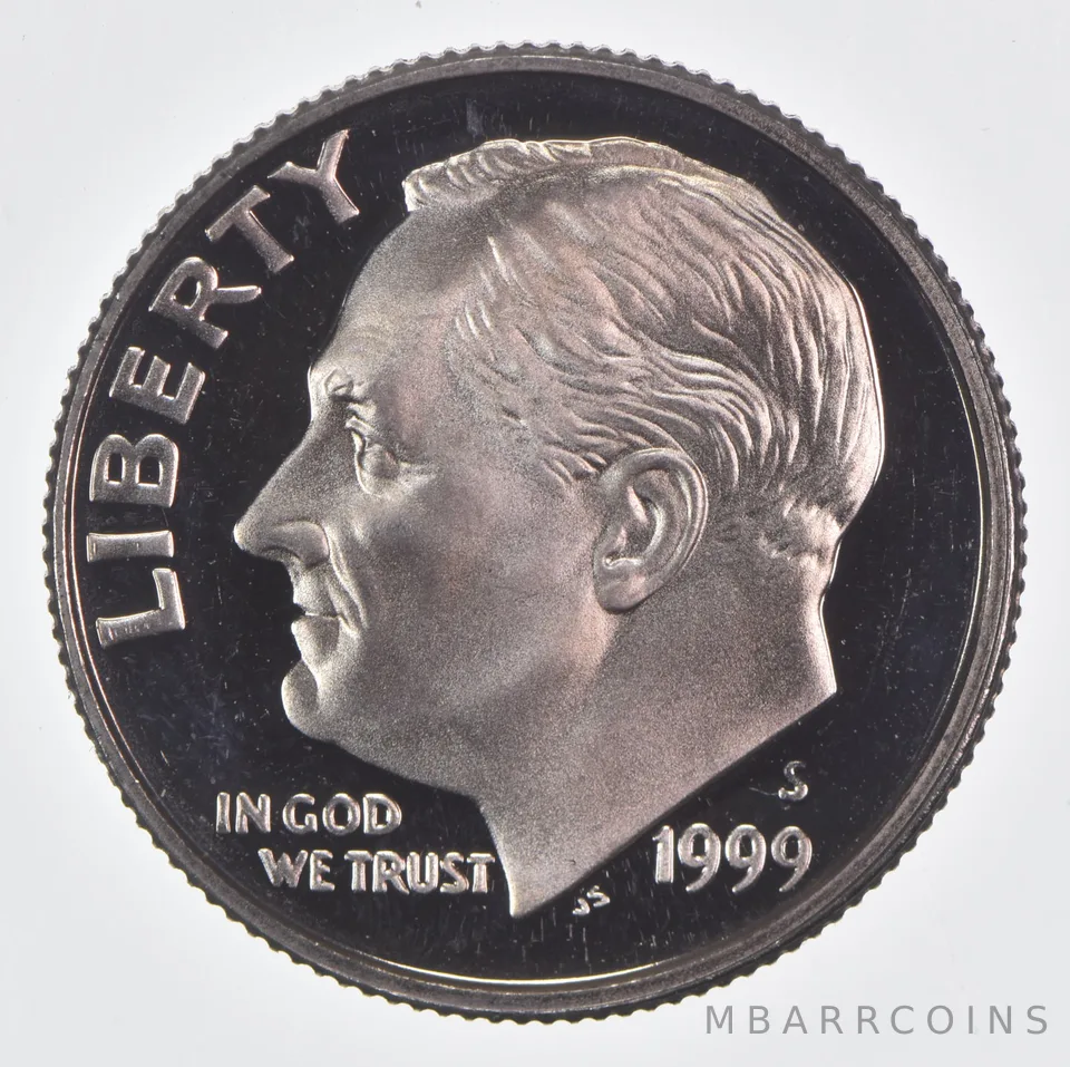 1999-S Roosevelt Dime CLAD Proof