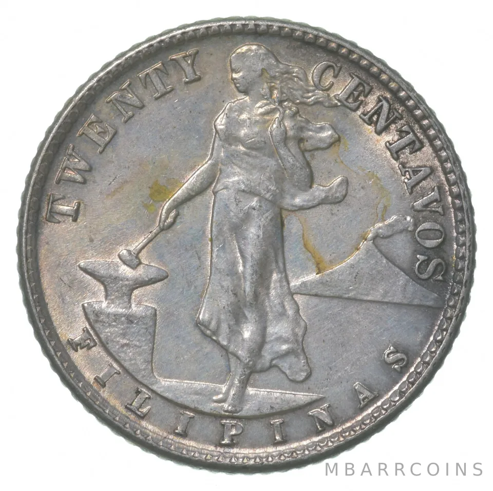 1944-D Philippines 20 Centavos *8443