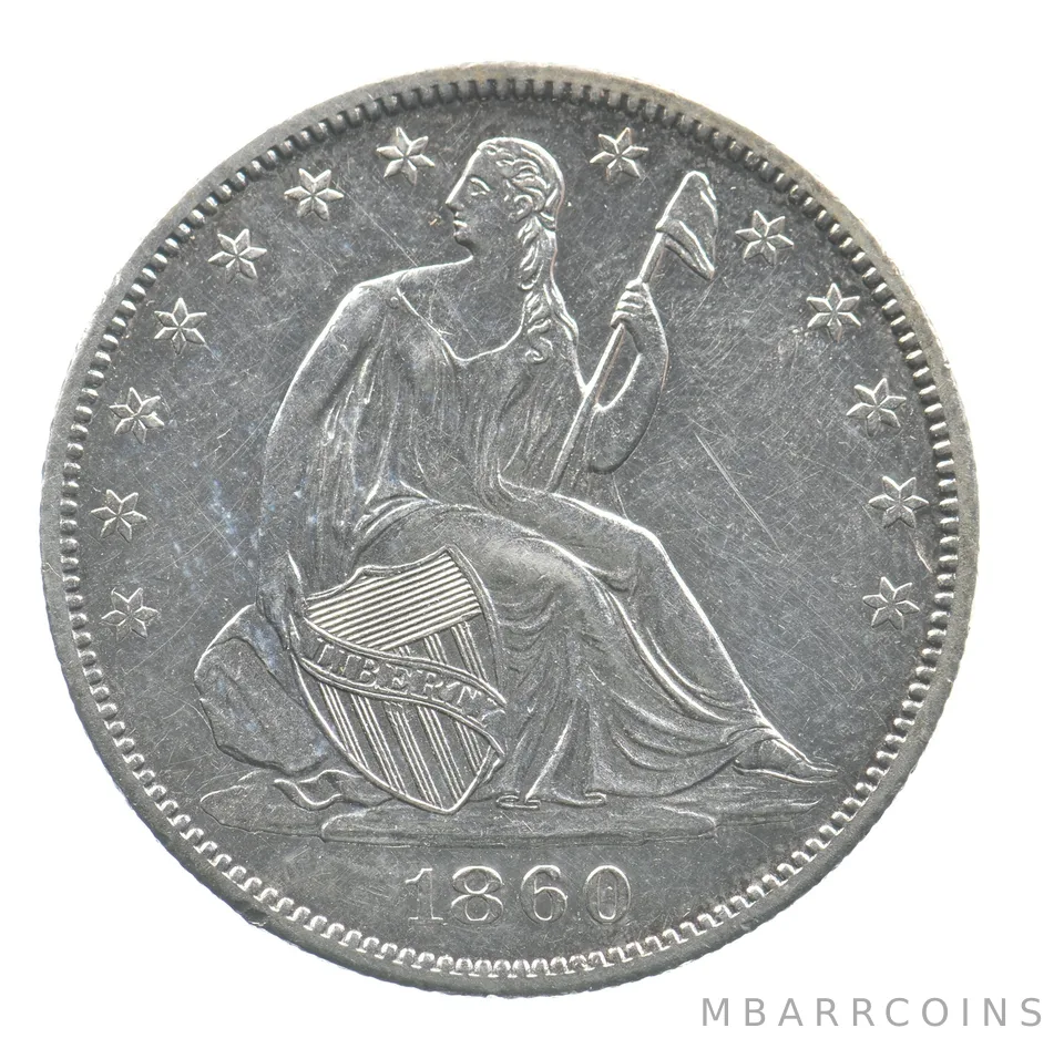 1860-O Seated Liberty Half Dollar *7676