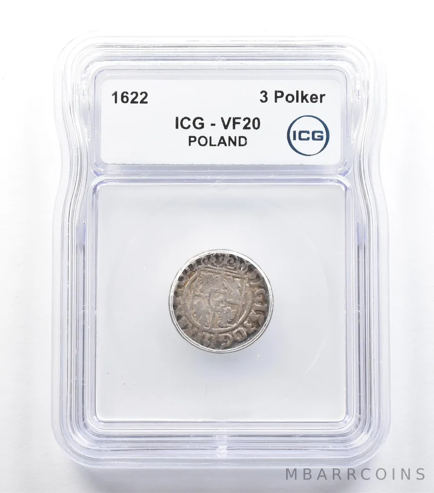 1622 Poland 3 Polker VF20 ICG *5720