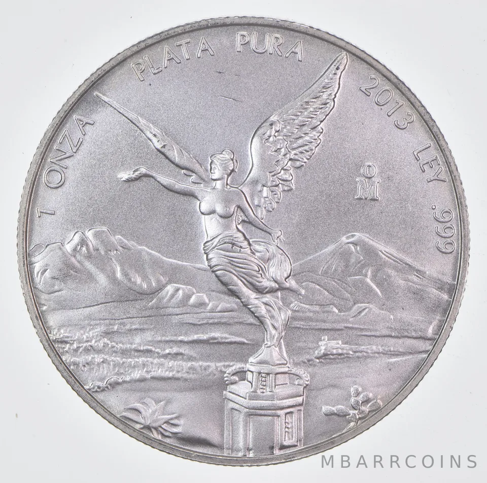 2013 Mo Mexico 1 Onza Silver Libertad