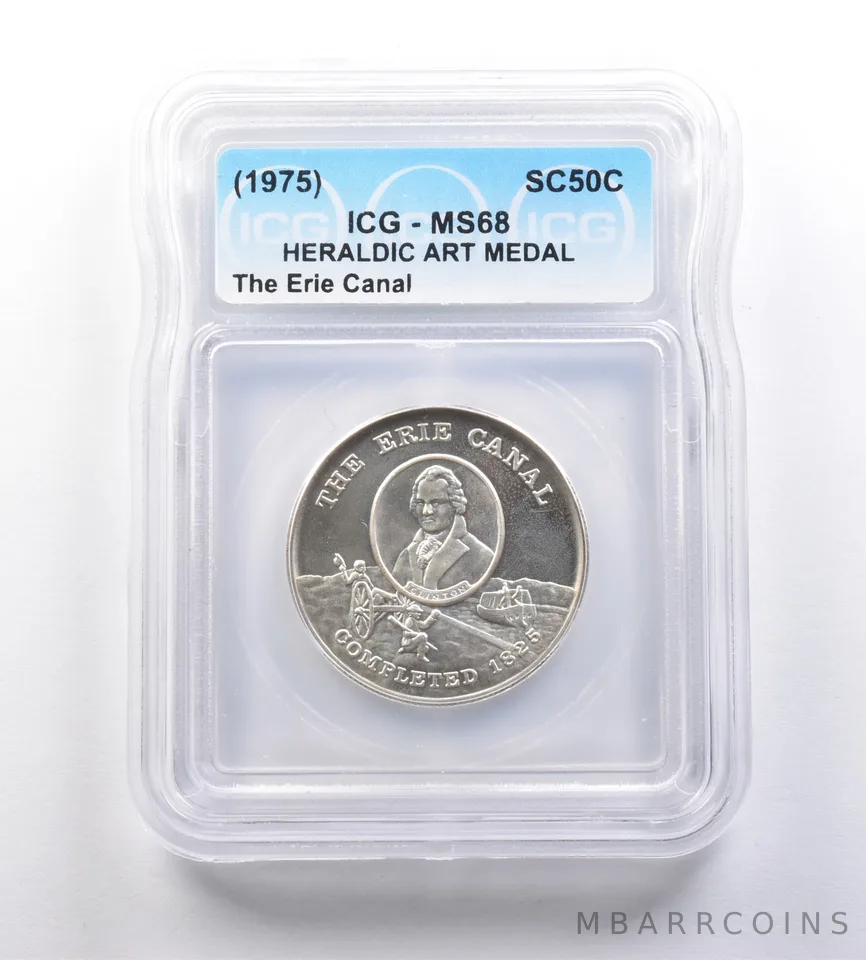 (1975) So-Called Half Dollar The Erie Canal MS68 ICG *7189