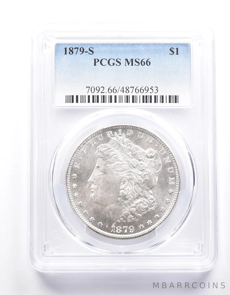 1879-S Morgan Silver Dollar MS66 PCGS a0649