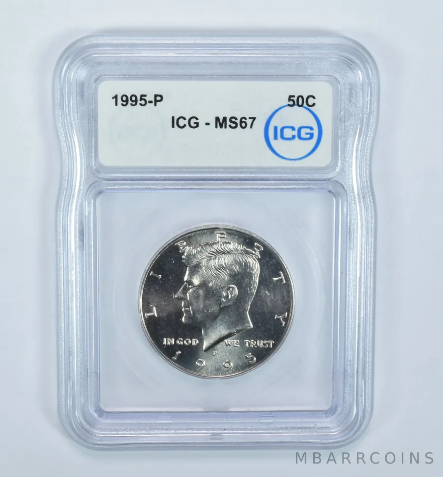 1995-P Kennedy Half Dollar MS67 ICG