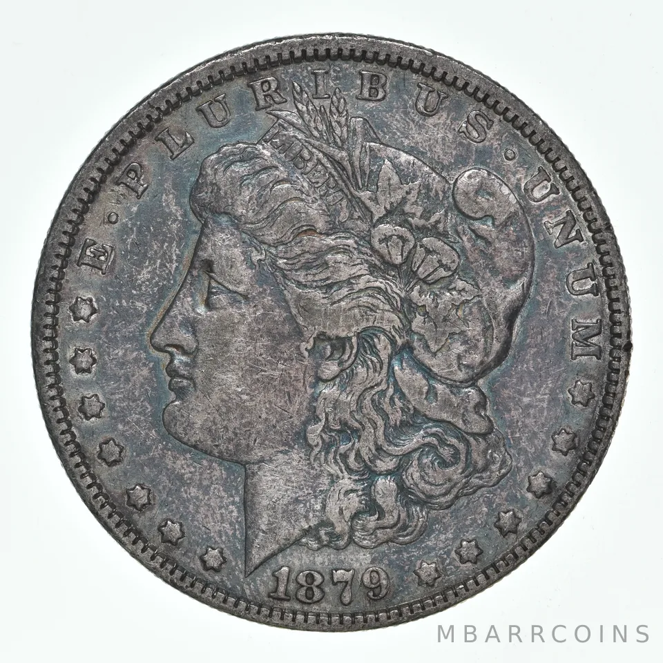 1879 Morgan Silver Dollar - Great Color/Tone a5126
