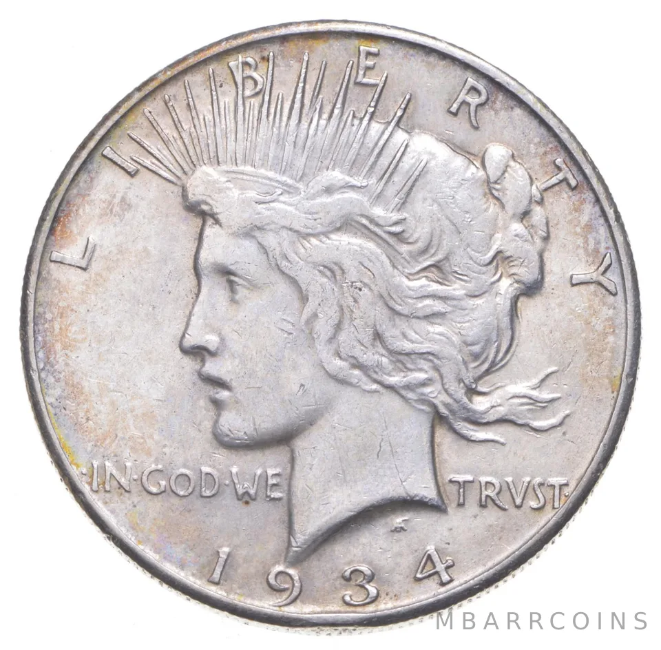 1934-S Peace Silver Dollar *3373