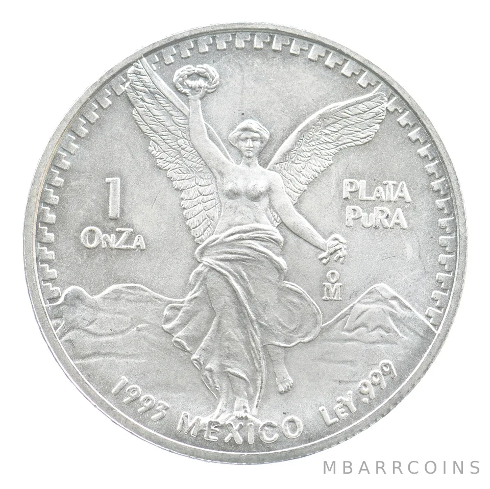 1993 Mo Mexico 1 Onza Silver Libertad *3608