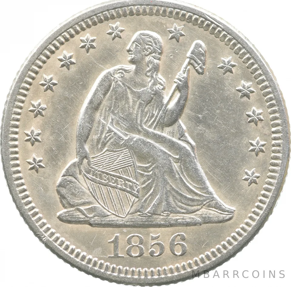 1856-O Seated Liberty Quarter *8927