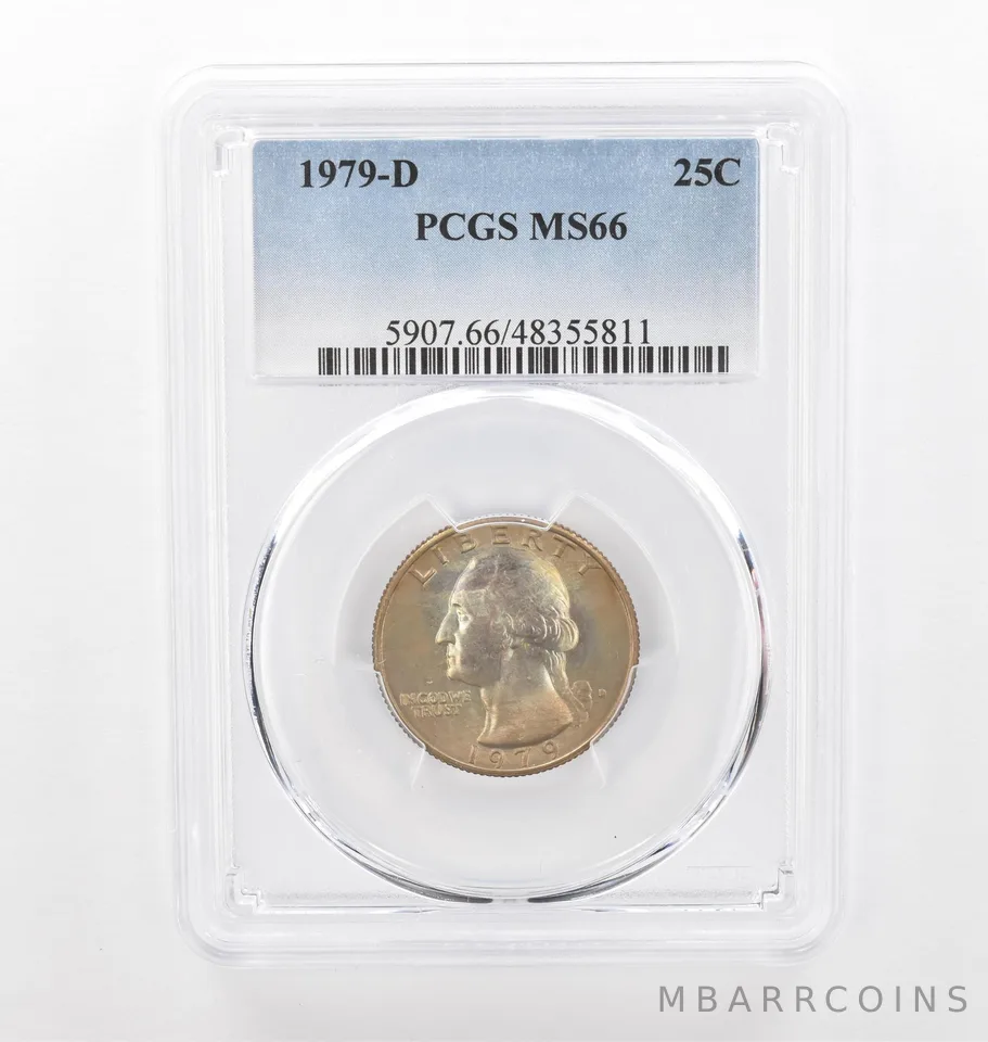 1979-D Washington Quarter MS66 PCGS Beautiful Tone *2226