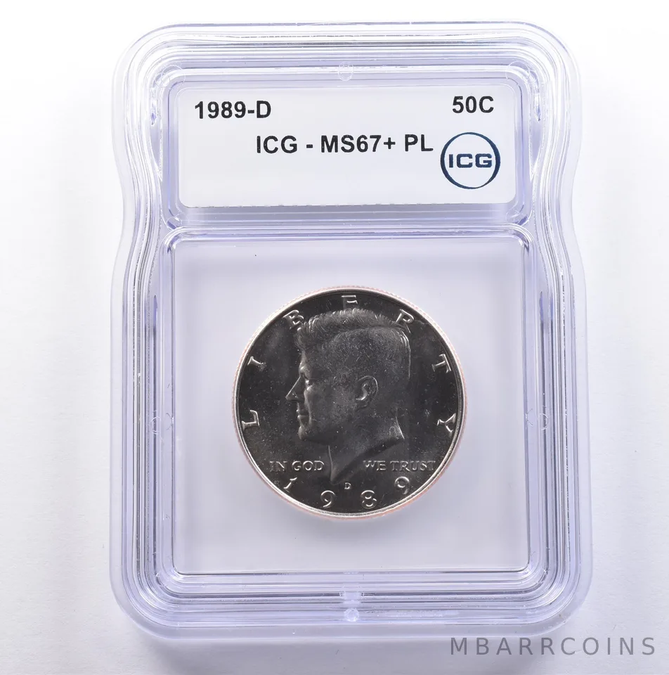 1989-D Kennedy Half Dollar MS67+ PL ICG *9117