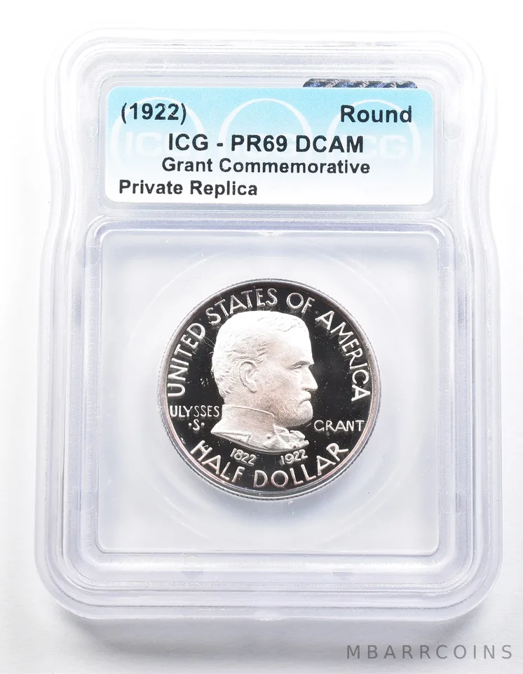 1922 Grant Half Dollar PR69 ICG Museum Gallery Strike *1290