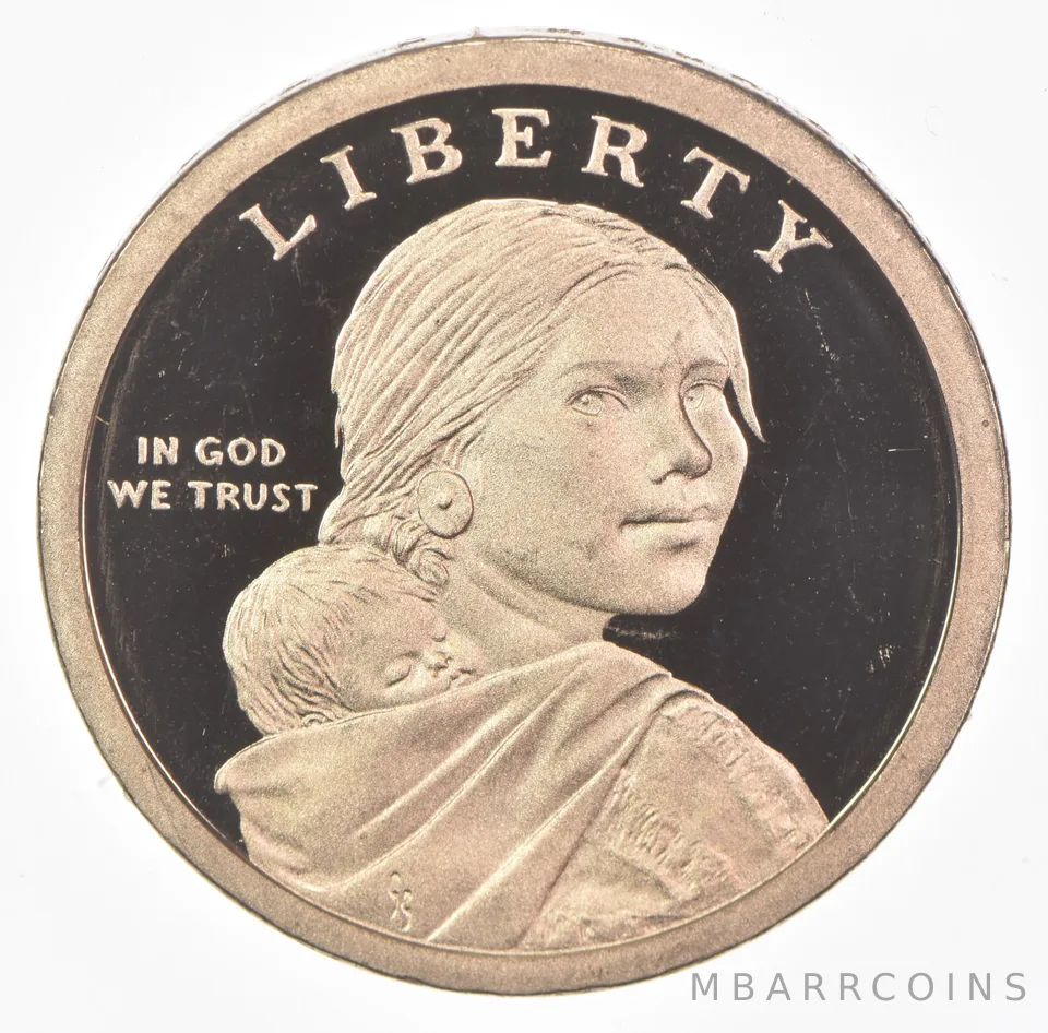 2013-S Sacagawea $1 Proof Treaty With The Delawares Gold Dollar