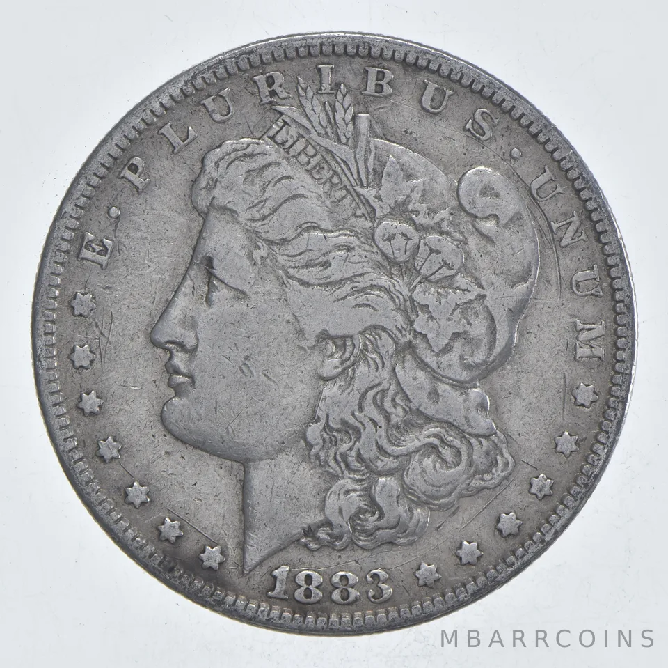 Early - 1883 Morgan Silver Dollar - 90% US Coin *004