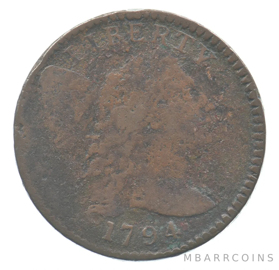 1794 Liberty Cap Large Cent Head Of 1794 a6434