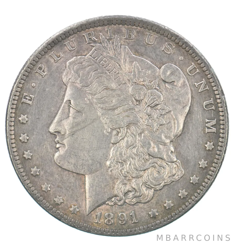 1891-CC Morgan Silver Dollar Beautiful Tone *2056