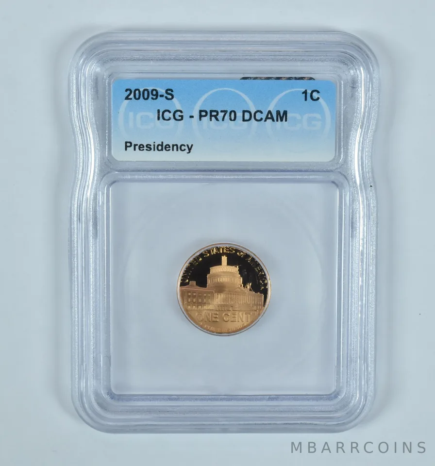 2009-S Lincoln Memorial Cent Presidency PR70 DCAM ICG