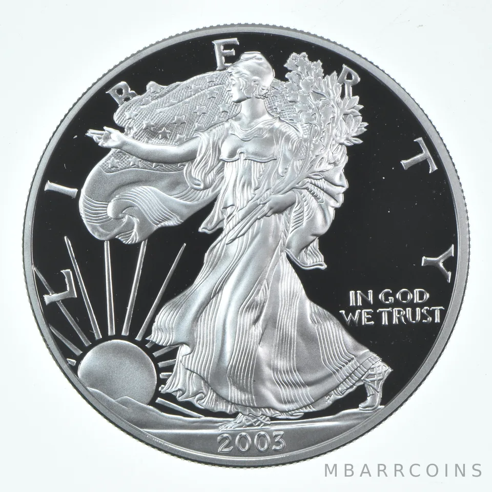 2003-W American Silver Eagle Proof Coin 1 Oz
