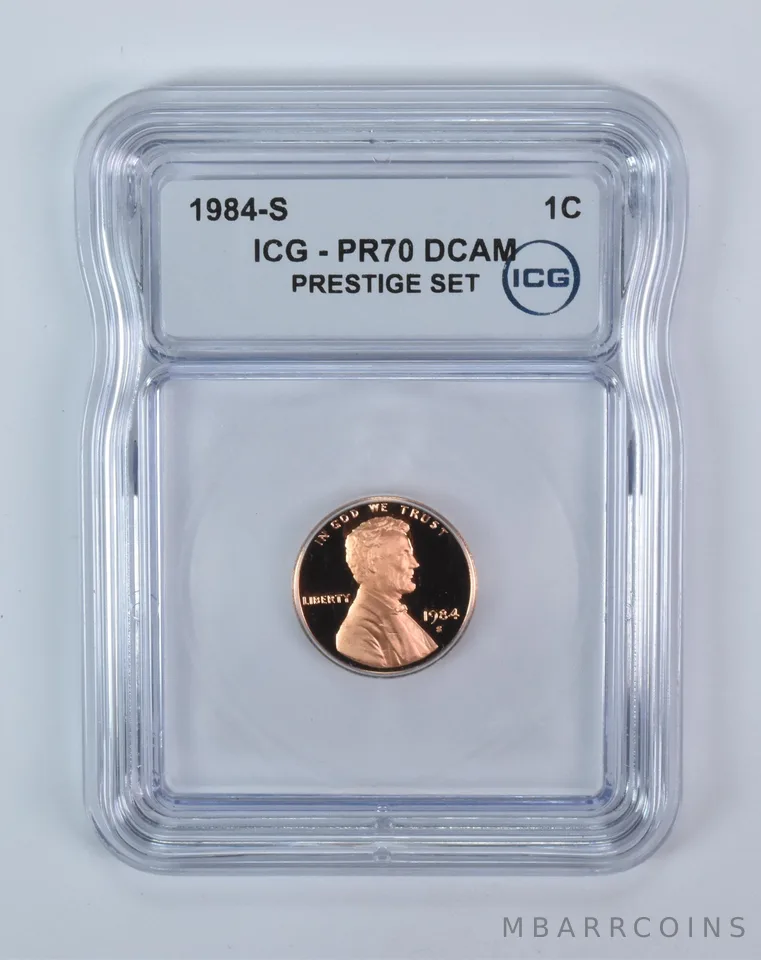 1984-S Lincoln Memorial Cent Prestige Set PR70 DCAM ICG