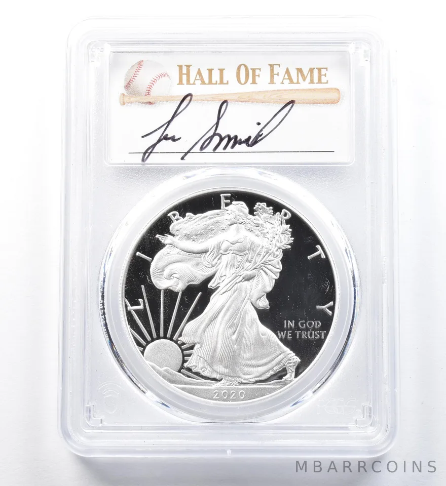 2020-S American Silver Eagle Lee Smith FDOI PR70 DCAM PCGS a1211