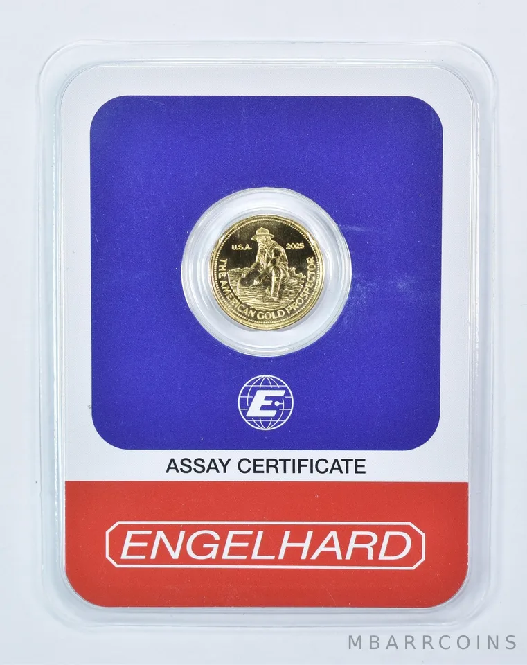 1/10 Oz Gold Round Engelhard In Assay