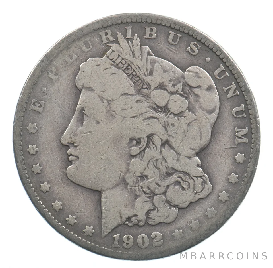 Early - 1902 Morgan Silver Dollar - 90% US Coin *011