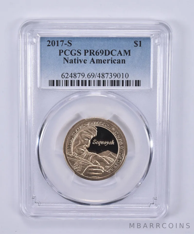 2017-S Sacagawea $1 Sequoyah PR69 PCGS