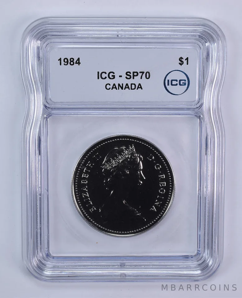 1984 Canada 1 Dollar Voyageurs SP70 ICG