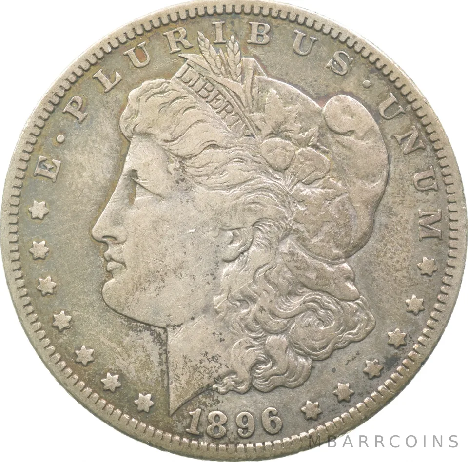 1896-S Morgan Silver Dollar a3621