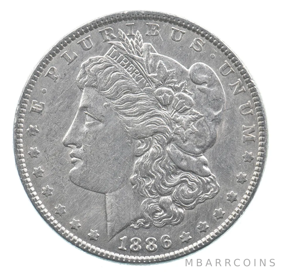Better 1886 Morgan Silver Dollar - 90% US Coin - Nice Coin *611