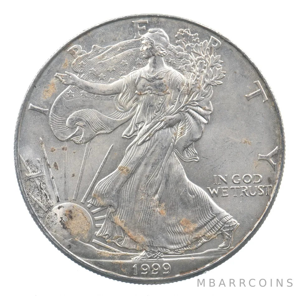 Better Date 1999 American Silver Eagle 1 Troy Oz .999 Fine Silver *660