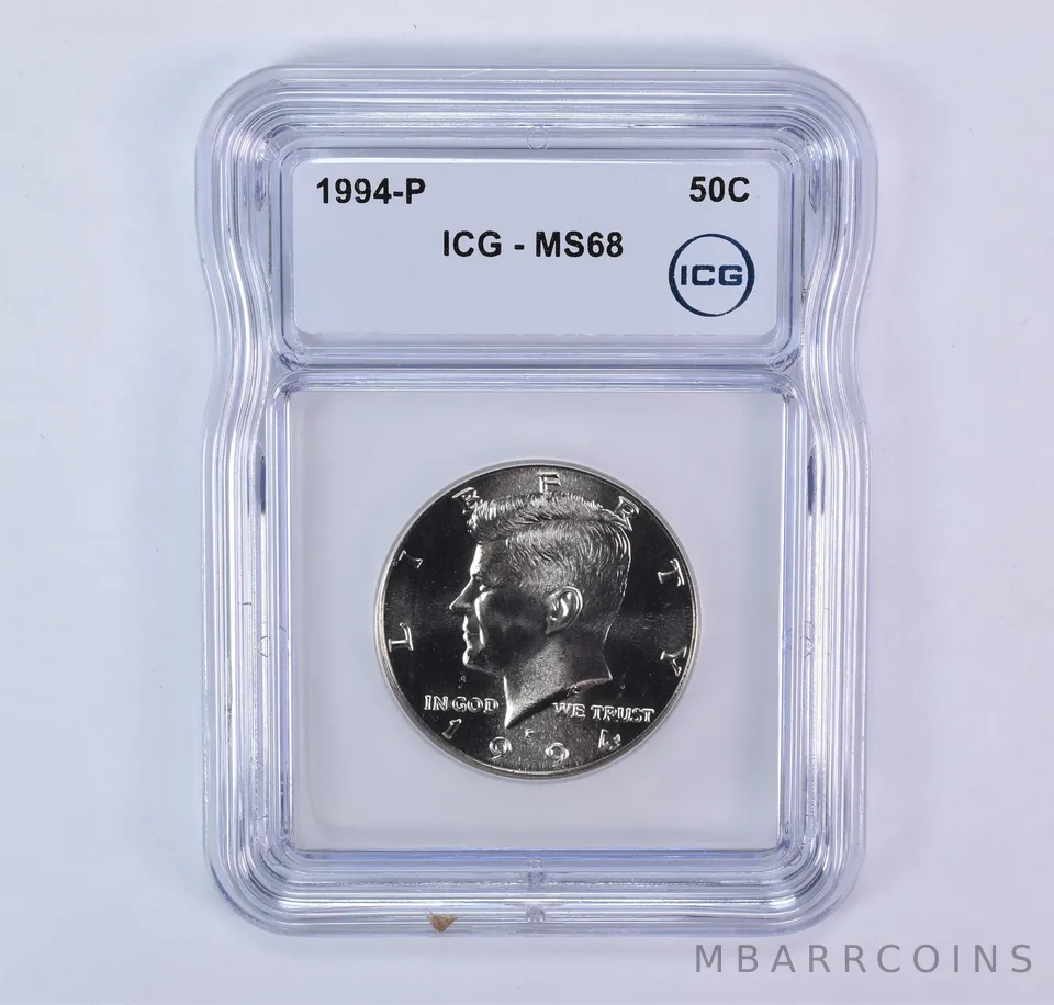 1994-P Kennedy Half Dollar MS68 ICG