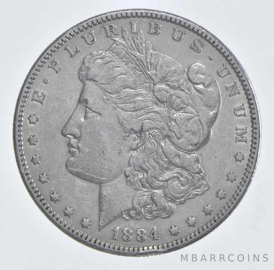1884 Morgan Silver Dollar Estate Coin Collection *266