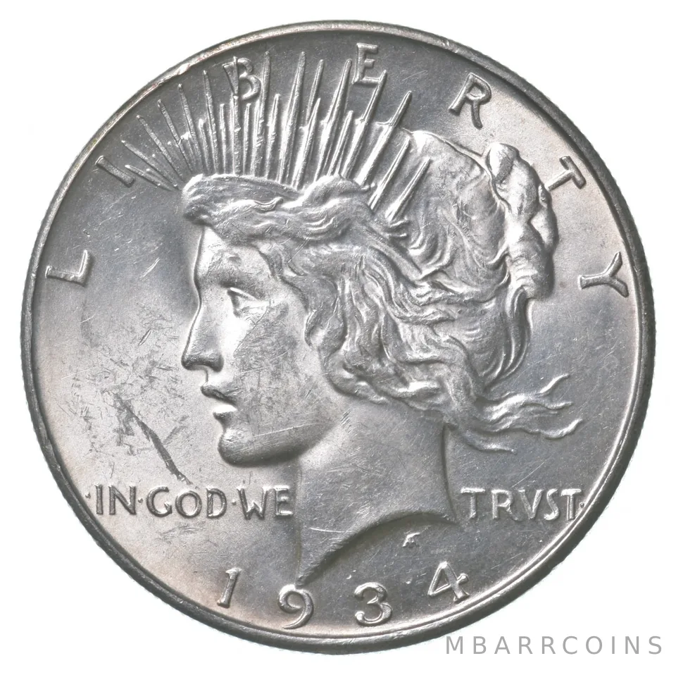 1934-D Peace Silver Dollar *8493