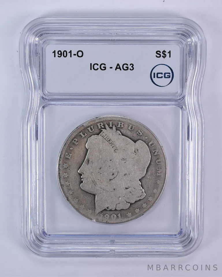 1901-O Morgan Silver Dollar AG3 ICG Lowball
