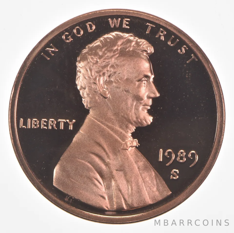 1989-S Lincoln Memorial Cent Proof