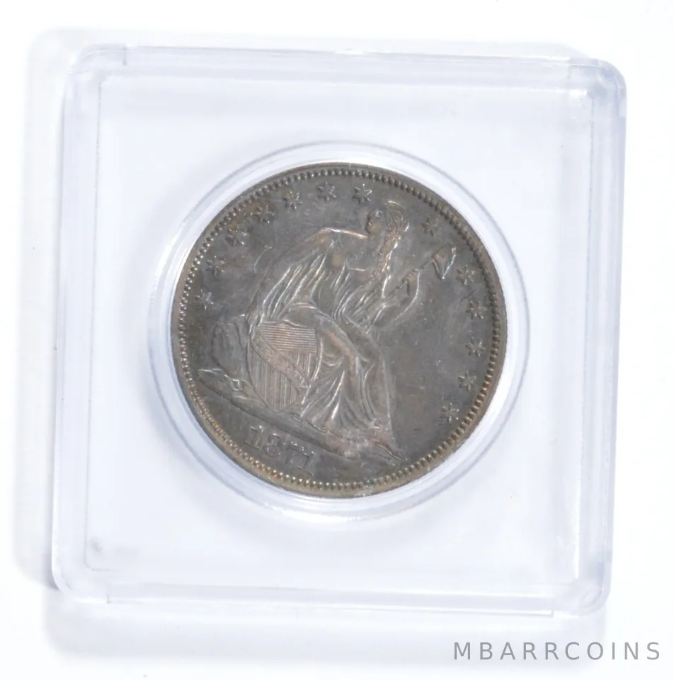 1871 Seated Liberty Half Dollar - Slabbed a1891