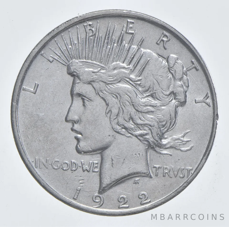 1922-D Peace Silver Dollar Estate Coin Collection *272